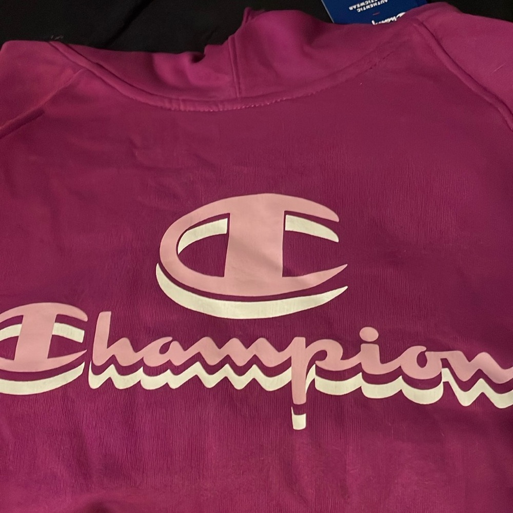 pullover women's venture pink champion hoodie powerblend